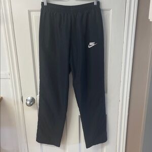 Nike mesh lined blue straight leg track pants men’s size large